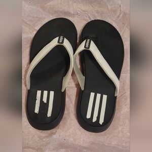 Adidas Black and White Sandals